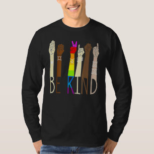Camiseta Seja Bastante Linguagem De Sinais Falando Lgbt Gay