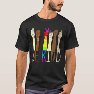 Camiseta Seja Bastante Linguagem De Sinais Falando Lgbt Gay