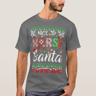 Camiseta Seja Bom Para Os Papais noeis De Enfermeira Ver En