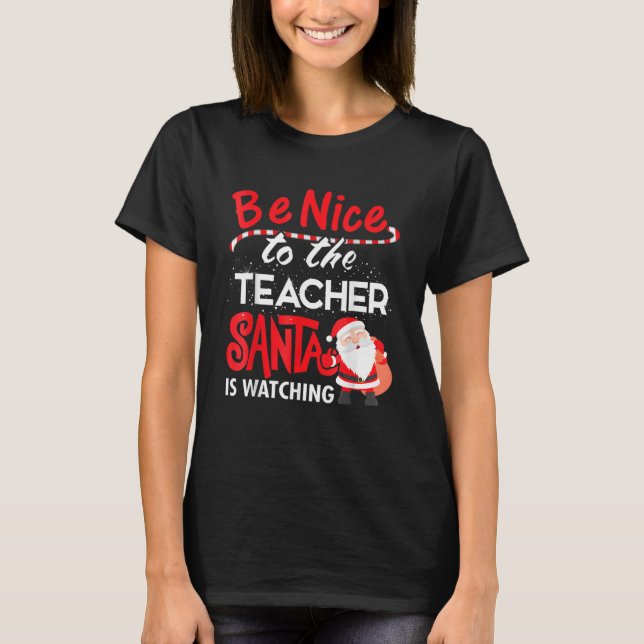 Camiseta Seja Bom Para Os Papais noeis De Professores Assis (Frente)