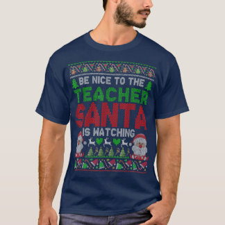 Camiseta Seja Bom Para Os Papais noeis De Professores Ver O