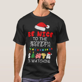 Camiseta Seja Bom Para Os Papais noeis Do Avô.