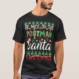Camiseta Seja Bom Para Os Papais noeis Do Postman Ver O Pos