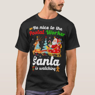 Camiseta Seja Bom Para Os Papais noeis Dos Empregadores Pos
