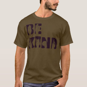 Camiseta Seja bondoso sinais de mão sinais de linguagem nat