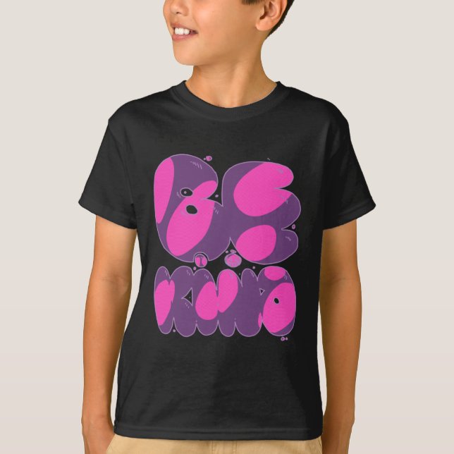 Camiseta Seja Bonito, Rosa E Vinheta Puro (Frente)