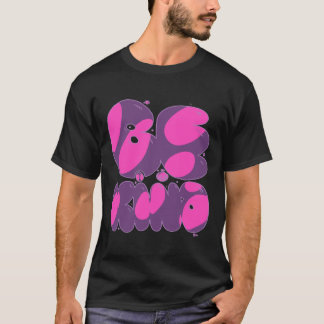 Camiseta Seja Bonito, Rosa E Vinheta Puro