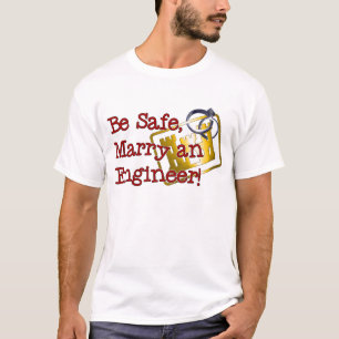 Camiseta Seja casado seguro um o engenheiro