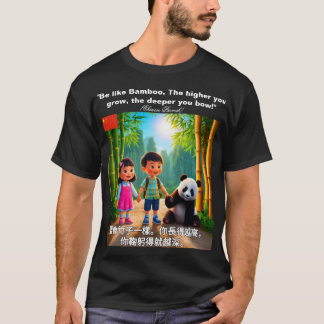 Camiseta SEJA COMO BAMBOO (provérbio chinês)