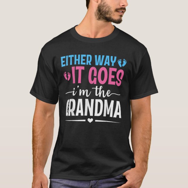 Camiseta Seja como for, sou a vovó Renda de Gênero B (Frente)