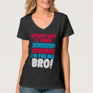 Camiseta Seja Como For, Sou O Grande Irmão Da Gravidez.