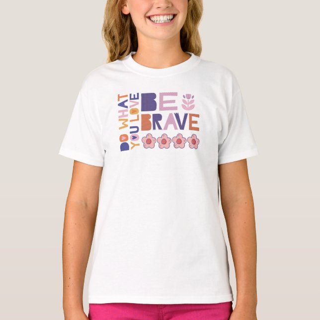 Camiseta Seja corajoso (Frente)