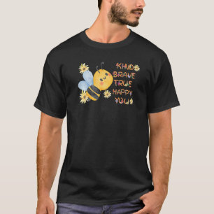 Camiseta Seja corajoso seja feliz seja você professor
