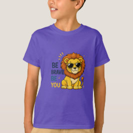 Camiseta Seja Corajoso Seja Você Leão