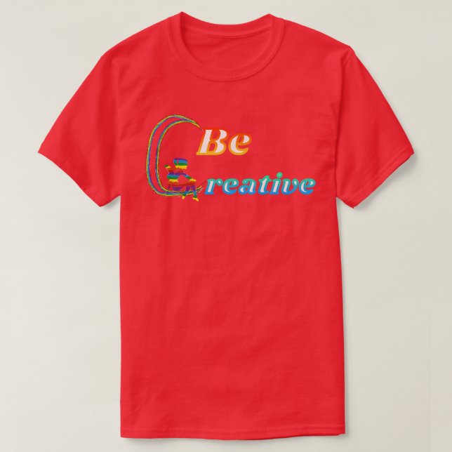 Camiseta Seja Creative Rainbow FairyT-Shirt (Frente do Design)