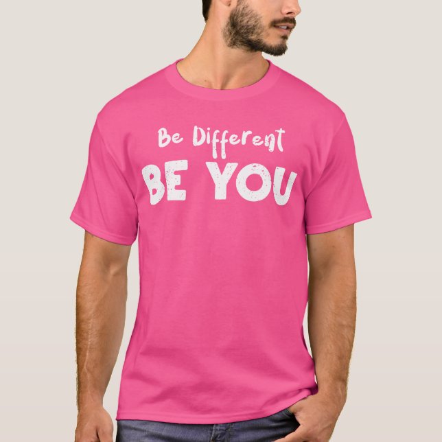 Camiseta Seja Diferente Seja Você Pássaro (Frente)