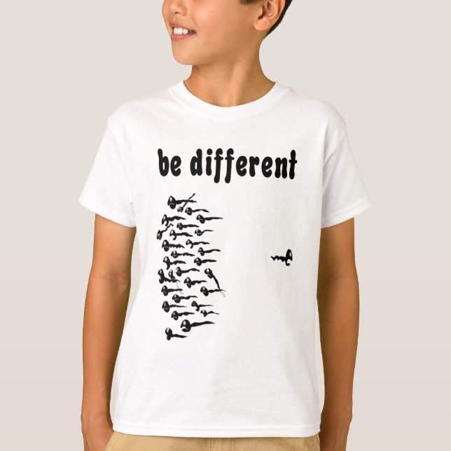 Camiseta Seja esperma diferente (Frente)