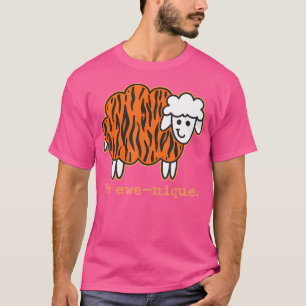 Camiseta Seja Ewe-Nique Orange Bengal Tiger Strips Animal P