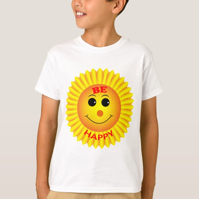 Camiseta Seja feliz (Frente)