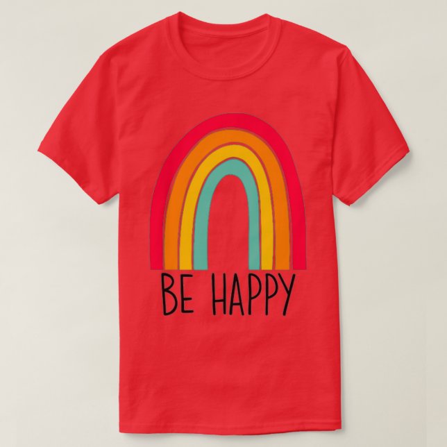 Camiseta Seja feliz (Frente do Design)