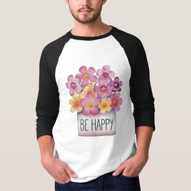 Camiseta Seja feliz (Frente)