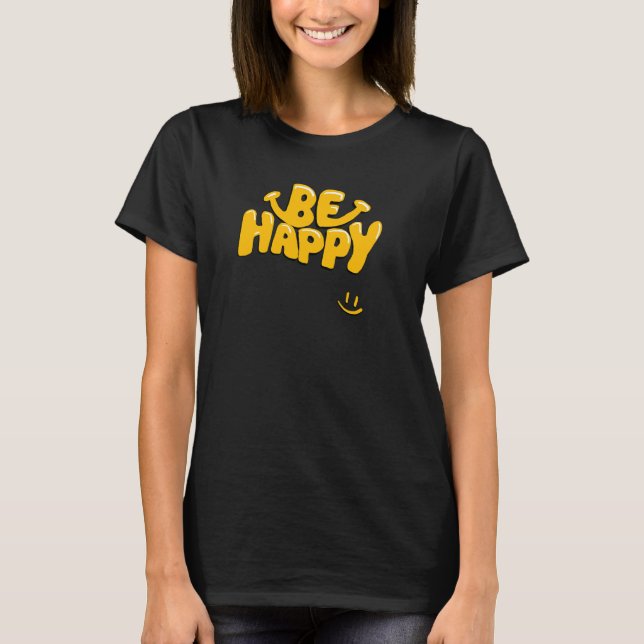 Camiseta Seja feliz (Frente)