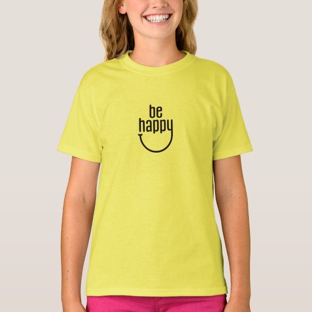 Camiseta Seja feliz (Frente)