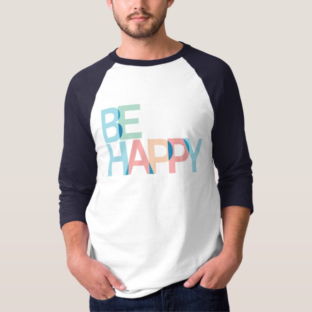 Camiseta Seja feliz (Frente)