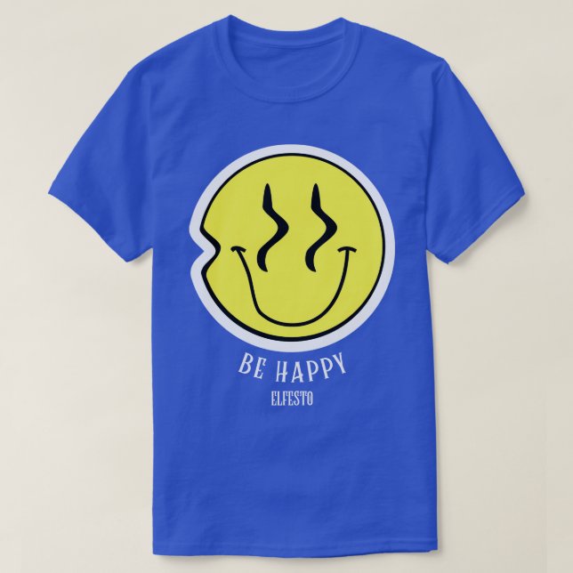 Camiseta Seja feliz (Frente do Design)
