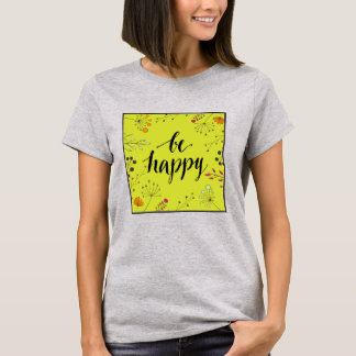 Camiseta Seja feliz 5