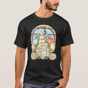 Camiseta Seja Feliz Dy Gnomo Páscoa Cristã Bunn