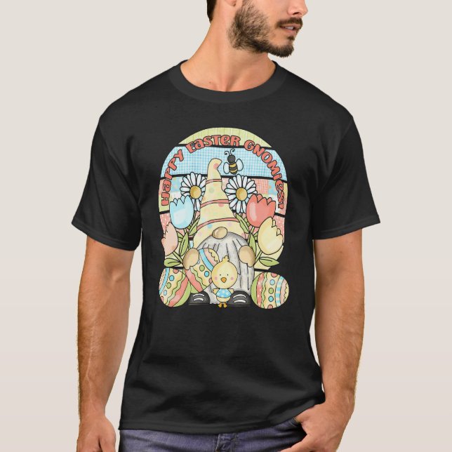 Camiseta Seja Feliz Dy Gnomo Páscoa Cristã Bunn (Frente)
