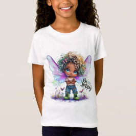 Camiseta Seja Feliz Lil Fairy Kids T-Shirt