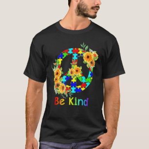 Camiseta Seja Flor de Girassol Gentil Mês de Conscientizaçã