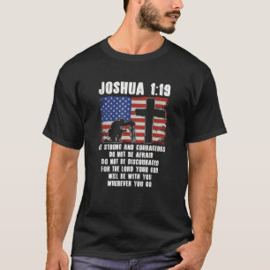Camiseta Seja Forte E Corajosa Não Tenha Medo De Rezar