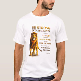 Camiseta Seja Forte e Corajoso 