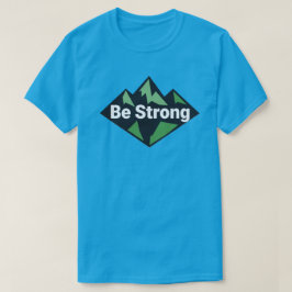 Camiseta Seja Forte Geométrico