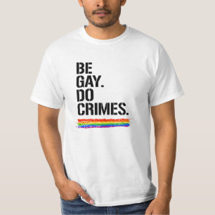 Camiseta Seja Gay de Crimes