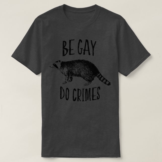 Camiseta Seja Gay de Crimes (Frente do Design)