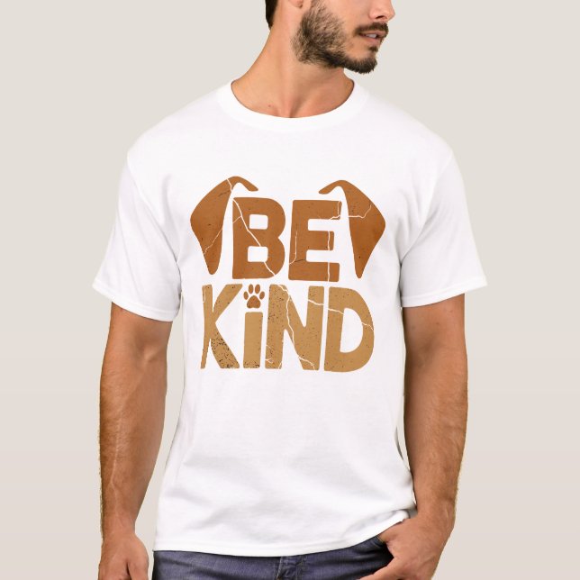 Camiseta Seja Gentil - Amante de Cães (Frente)