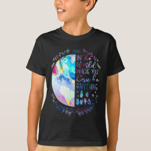 Camiseta Seja Gentil Asl Alfabeto Língua de Sinais American