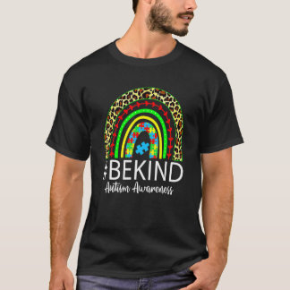 Camiseta Seja Gentil Autismo Conscientização Peça de Puzzle