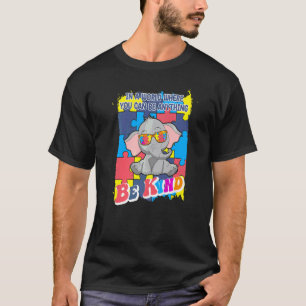 Camiseta Seja Gentil Autismo Elefante Puzzle Óculos de Sol