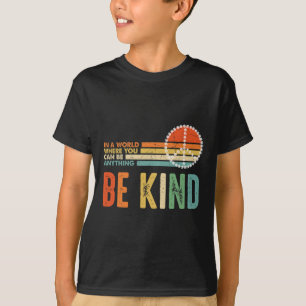 Camiseta Seja gentil Autismo Sinal de paz Tie Dye Spread