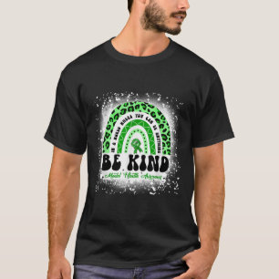 Camiseta Seja gentil com a consciência da saúde mental Leop