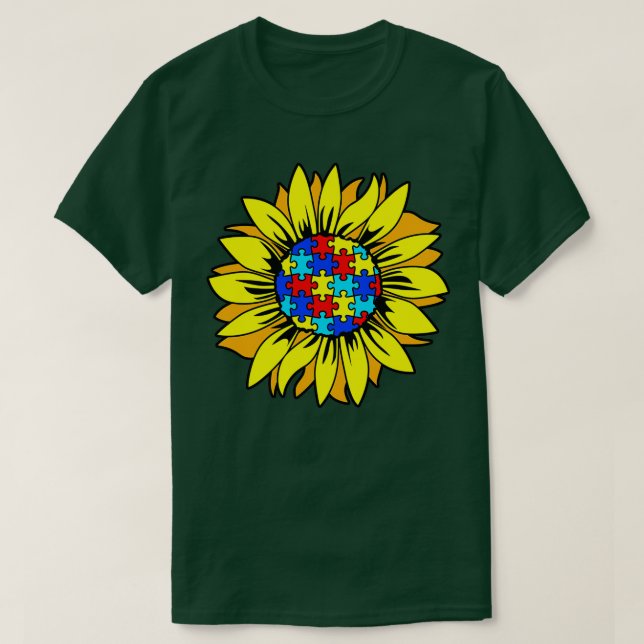 Camiseta Seja gentil com a consciência do autismo 3 (Frente do Design)