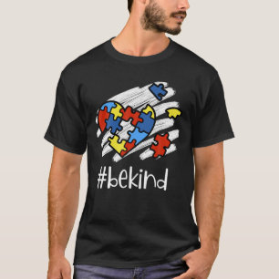 Camiseta Seja gentil com a consciência do entusiasmo As peç