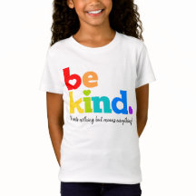 Seja gentil com a mensagem personalizada do slogan