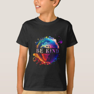 Camiseta Seja Gentil Com a Proteção Ambiental da Mãe Terra