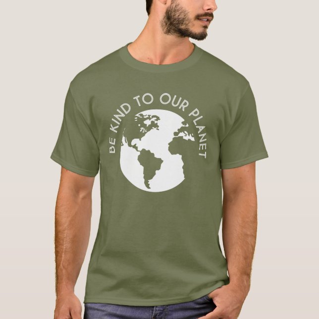 Camiseta Seja gentil com nosso planeta (Frente)